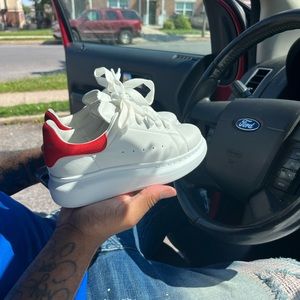 Toddler Alexander Mqueens size 12c worn once for 2hours